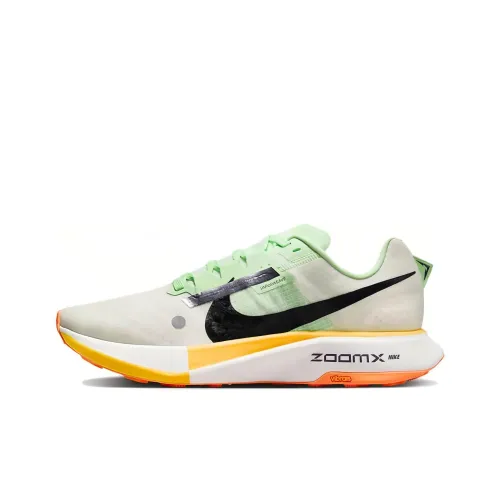 Nike Ultrafly Устойчивый к истиранию Дышащий Низкий Топ Повседневная обувь Мужская Серый Зеленый