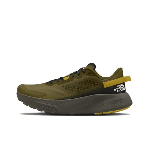 THE NORTH FACE Altamesa 300 Устойчивый к истиранию Дышащие Низкие Кроссовки для бега по пересеченной местности Мужские Зеленый Черный