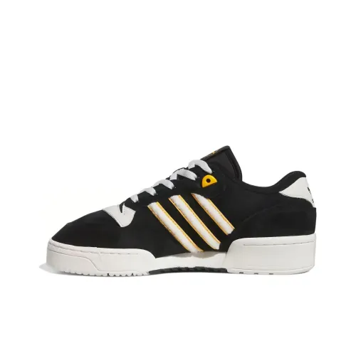 Adidas Originals Rivalry Low Slip-Resistant Low Top Скейтборд Кроссовки Унисекс Черный