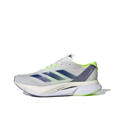 Adidas Adizero Boston 12 Low Топ Беговые кроссовки Мужской Серый Синий