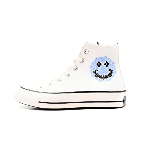 Converse 1970s High Top Shoes Unisex White Black Конверс 1970s Высокие Кеды Унисекс Белый Черный