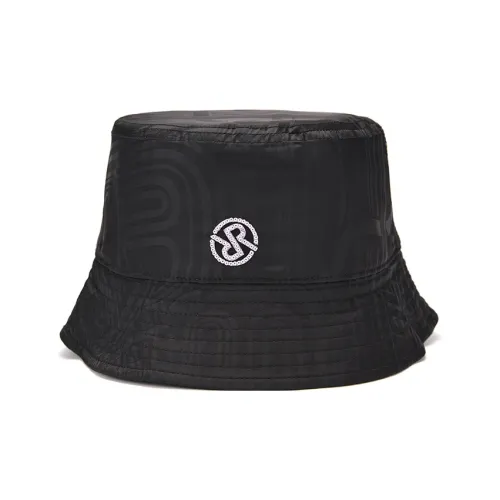 RARE Полиамид Шляпы ведра Женские Черный