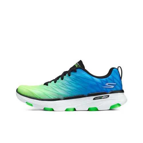 Skechers Беговые кроссовки Низкий верх Зеленый/Синий Мужской