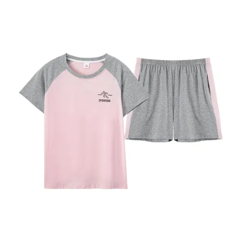 Huggy Kissy Пижамный комплект женский светло-розовый