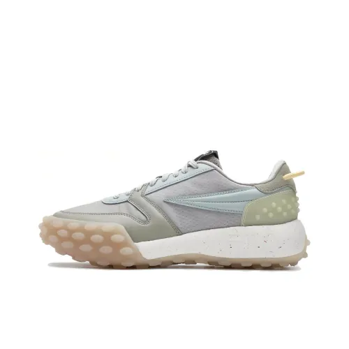 FILA Gara Амортизация Износостойкий Низкий Топ Casual Мужской Серый Зеленый