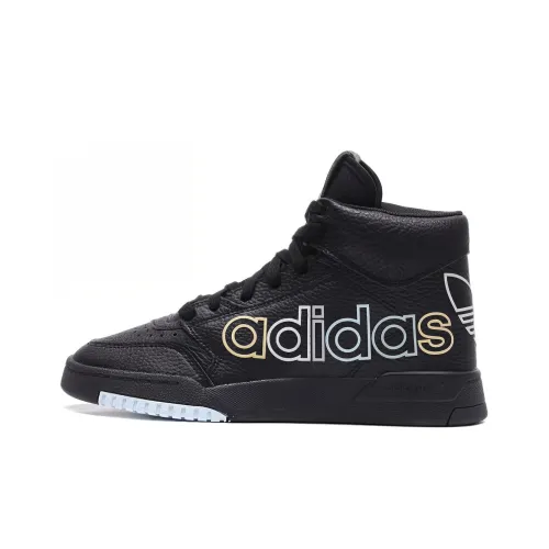 Adidas Originals Drop Step XL Slip-resistant Abrasion-resistant High Top Skateboard Shoes Women's Black White Adidas Originals Drop Step XL Slip-resistant Abrasion-resistant Высокие кеды для скейтбординга Женские Черный Белый