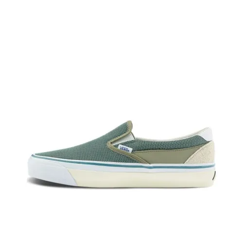 VANS Slip-on Low Top Скейтборд Кроссовки Unisex Зеленый Серый