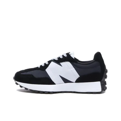 New Balance NB 327 Low Топ Повседневные Беговые Кроссовки Унисекс Черный Белый