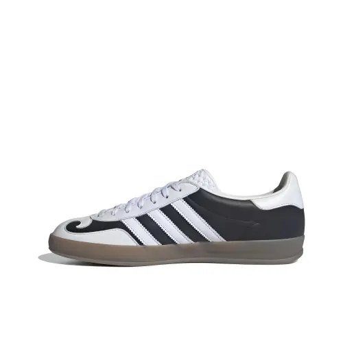 Adidas Originals Gazelle Abrasion Resistant Низкие Кроссовки для скейтбординга Унисекс Белый Черный