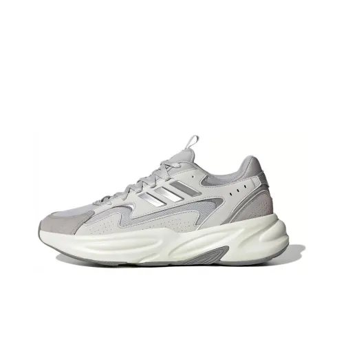 Adidas Ozwave Shock Absorbers Slip-Resistant Low Top Casual Shoes Unisex Silver White Adidas Ozwave Shock Absorbers Низкий топ повседневная обувь унисекс серебристо-белый