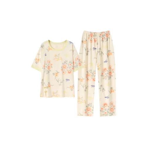 PBENO PD Пижамный комплект женский абрикосовый