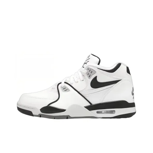 Stussy x Nike Air Pilot 89 противоскользящий MID топ винтажные баскетбольные кроссовки мужские черный белый