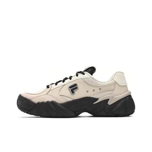 FILA FUSION TRIBE Амортизация Устойчивость к истиранию Легкий Низкий Топ Повседневный Женский Черный Белый