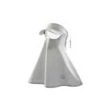 Серый с козырьком, длинный