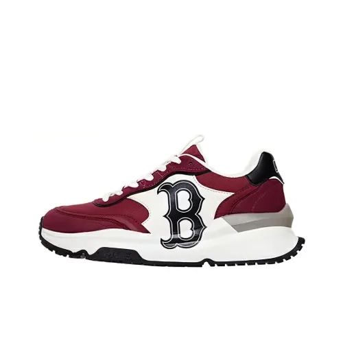 MLB Chunky Runner Low Топ Повседневные Беговые кроссовки Унисекс Бордовый