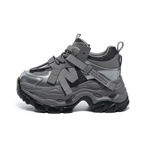 SANTA BARBARA POLO RACQUET CLUB Дышащие Низкие Кроссовки с Толстой Подошвой Женские