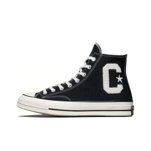 Конверс 1970s Chuck Taylor All Star Износостойкие Высокие Кеды Унисекс Черные
