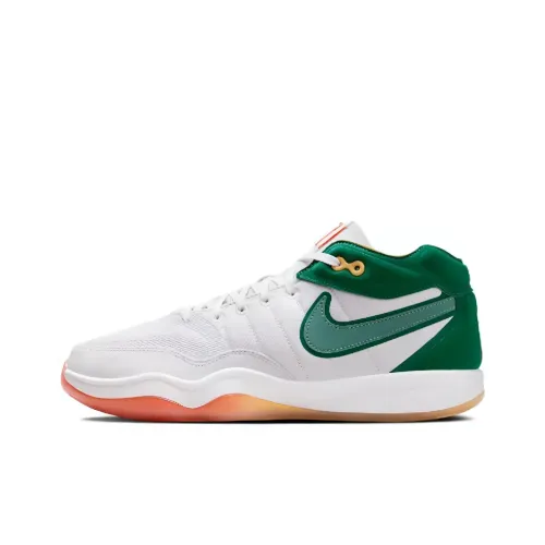 Nike G.T. Hustle 2 Air Zoom EP Low Топ Баскетбольные кроссовки Мужские Белые Зеленые Азиатская Версия