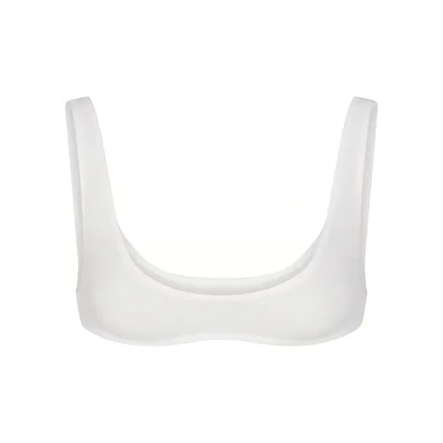 SKIMS THREADBARE Ребро MICRO Scoop Бюстгальтер Bra Женские SNOW Снег