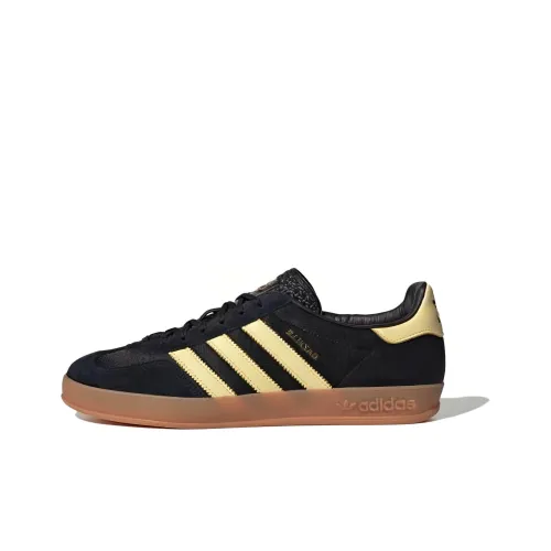 Adidas Originals Gazelle Abrasion Resistant Низкие Кроссовки для скейтбординга Унисекс Черные