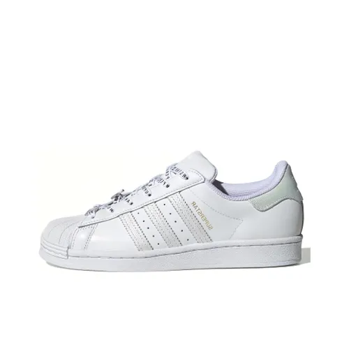 Adidas Originals SUPERSTAR Износостойкий и Легкий Низкий Топ Кроссовки для скейтбординга Женские Светло-зеленый Ласточкин хвост