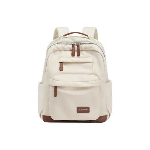 MAKEUP KITTEN Ткань Рюкзак Большой Унисекс Экрю