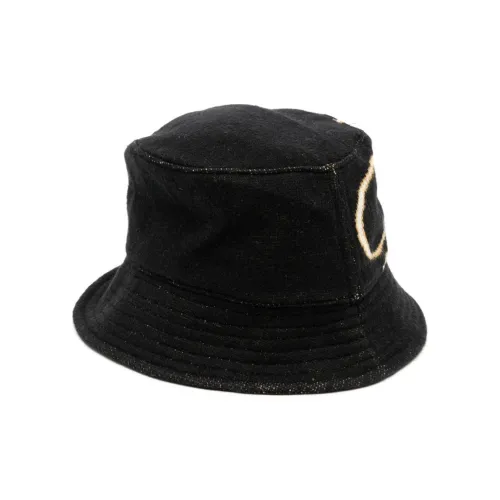 RHUDE Cotton Cashmere Bucket Hats Women's Black