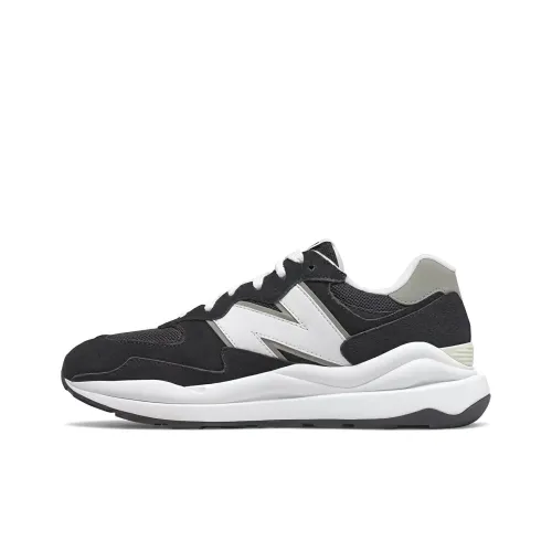 New Balance NB 5740 Амортизация устойчивость к истиранию дышащий низкий верх повседневная обувь унисекс черный белый