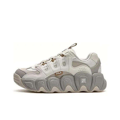 FILA Croissant Low Top Кроссовки с толстой подошвой Тофу Белый/Овсяный Женские
