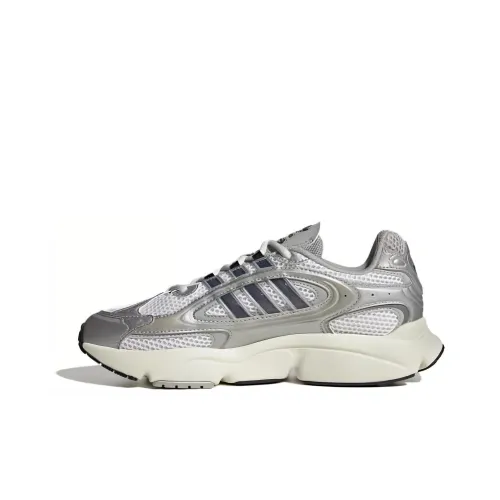 Adidas Originals Ozmillen Дышащие Низкие Беговые Кроссовки Унисекс Серебряные