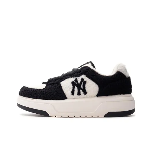 MLB Chunky Liner Легкий Низкий Топ Повседневная Обувь Унисекс Черный Белый