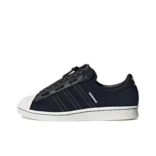 NEIGHBORHOOD co-brand x Adidas Originals SUPERSTAR 80s Low Топ Скейтборд Кроссовки Унисекс Черный Белый