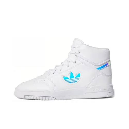 Adidas Originals Drop Step XL Slip-resistant Abrasion-resistant High Top Skateboard Shoes Women's Laser White Adidas Originals Drop Step XL Slip-resistant Abrasion-resistant Высокие Кроссовки для скейтбординга Женские Лазер Белый