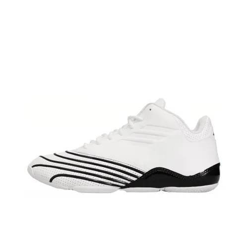 Adidas Return Of The Mac Slip-resistant Abrasion-resistant MID Баскетбольные кроссовки для игры Мужской Черный Белый