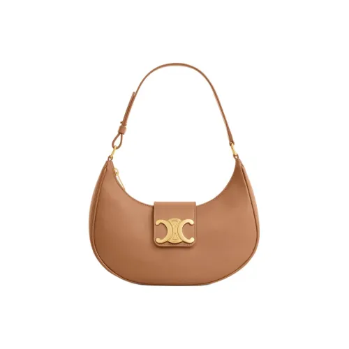 CELINE AVA Сумка из гладкой коровьей кожи сумка через плечо среднего размера женская бронзовый оттенок