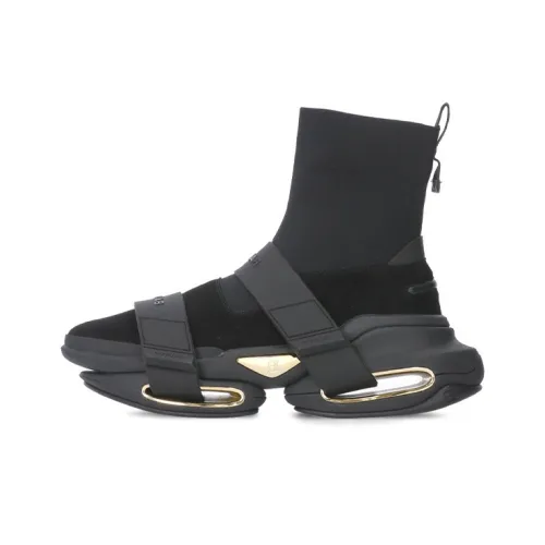 BALMAIN B Смелый массивные кроссовки High Top Черные Мужские