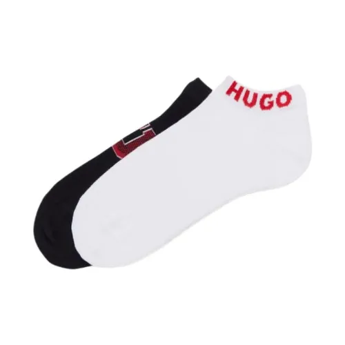 Hugo Boss 2 пачки черных + белых мужских носков