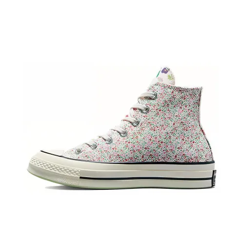 Converse Chuck 70 FRUITS Florals Устойчивые к истиранию высокие кеды унисекс Белый Розовый