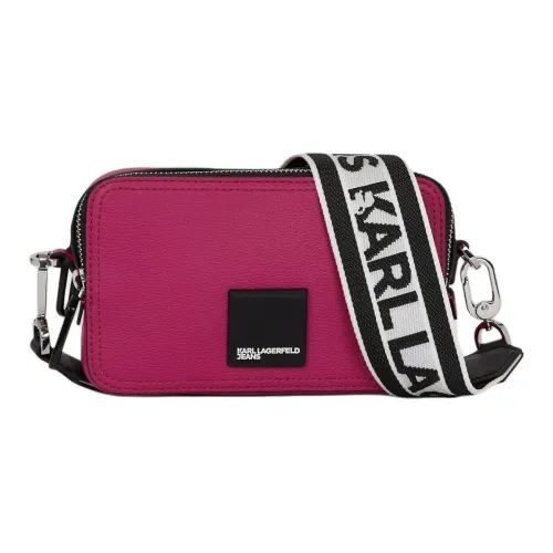Karl Lagerfeld Полиуретан Camera Сумка Сумка через плечо Женская Фуксия