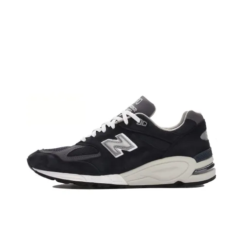 New Balance NB 990 V2 Low Топ Повседневные Беговые Кроссовки Унисекс Темно-Синий