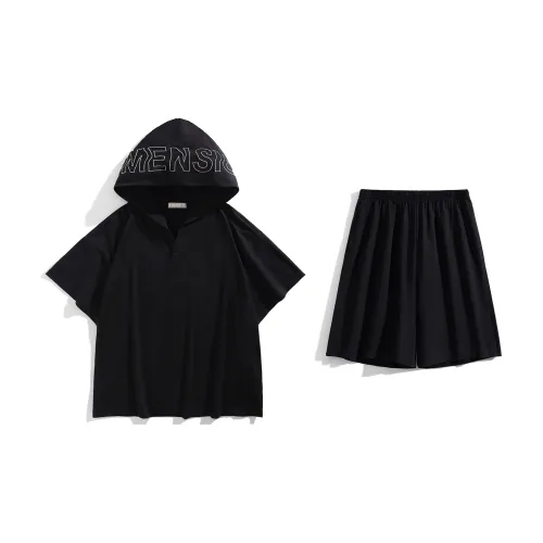 Same Language Пижамный комплект мужской Wutuxiang черный