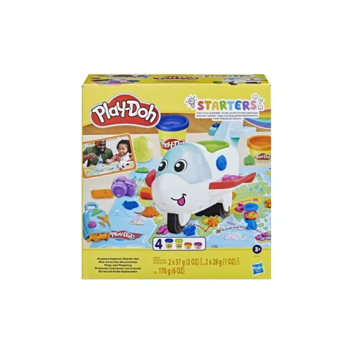 Играть Doh Маленький Самолет Глина Игрушка Набор Резиновая Глина Ложка Развивающие Игрушки