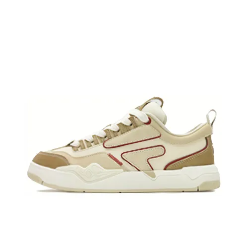 FILA FUSION Nollie Low Топ Кроссовки для скейтбординга Женские Белые Коричневые