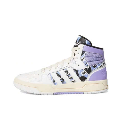 ADIDAS NEO ENTRAP MID Топ Кроссовки для скейтбординга Женские Белый Фиолетовый