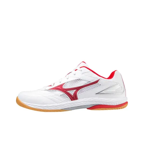 Кроссовки Mizuno для тренировок, низкий топ, красный и белый, унисекс
