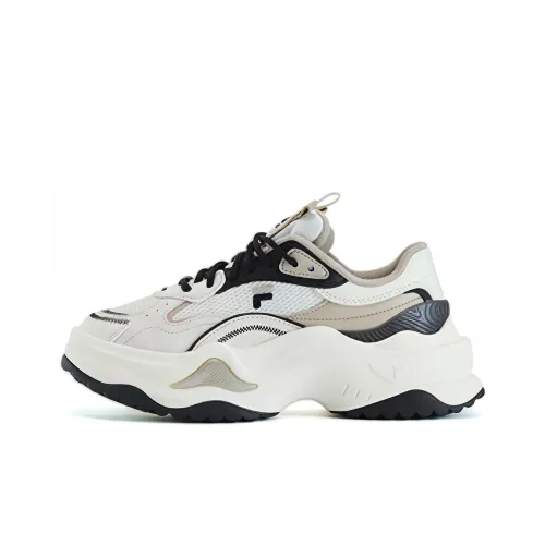 FILA FUSION BIANCO II Бьянко 2 Устойчивый к истиранию Дышащий Низкий Топ Повседневная обувь Женская Белая