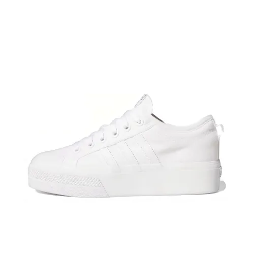 Adidas Originals Nizza Platform Low Топ Кроссовки для скейтбординга Женские Белые
