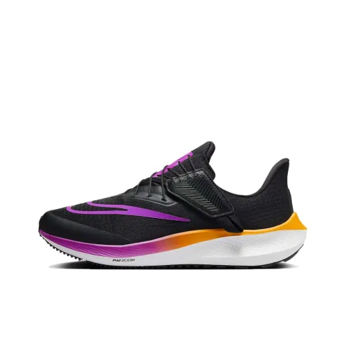 Nike Pegasus FlyEase Slip-Resistant Low Top 11 Women's Black Purple