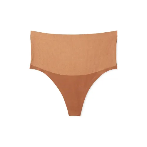 Victoria's Secret BODY BY Victoria Сглаживающий Блестящий Стринг-панталоны Карамельное нижнее белье Женское 1 упаковка Карамель
