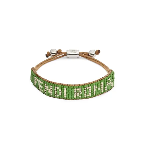 FENDI Brass Bracelets Зеленый Унисекс